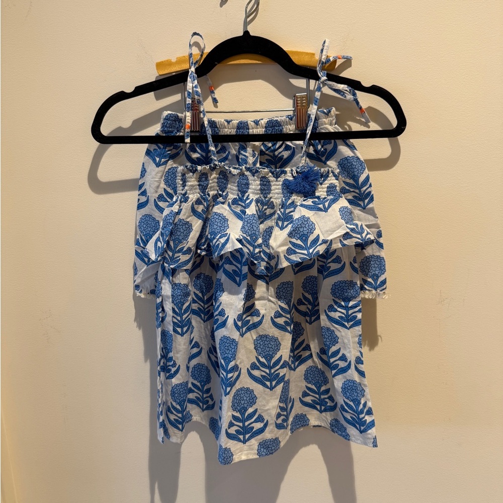 Almirah 2pc Smocked Floral Tank and Short set size 10-12 (girls)